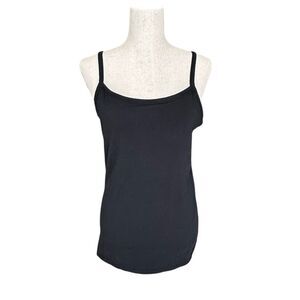 Duluth Trading Womens Black Tank Top Adjustable Straps Size Medium